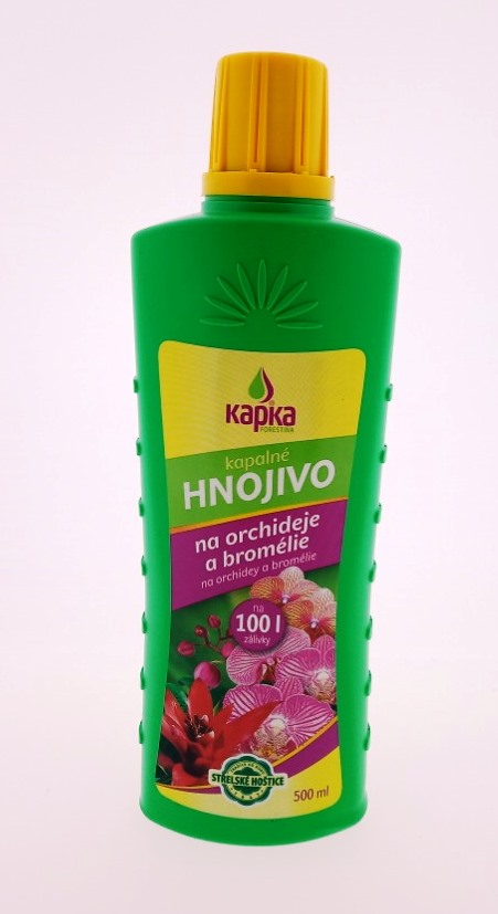 Hnojivo na orchideje a bromélie - Kapka 500 ml