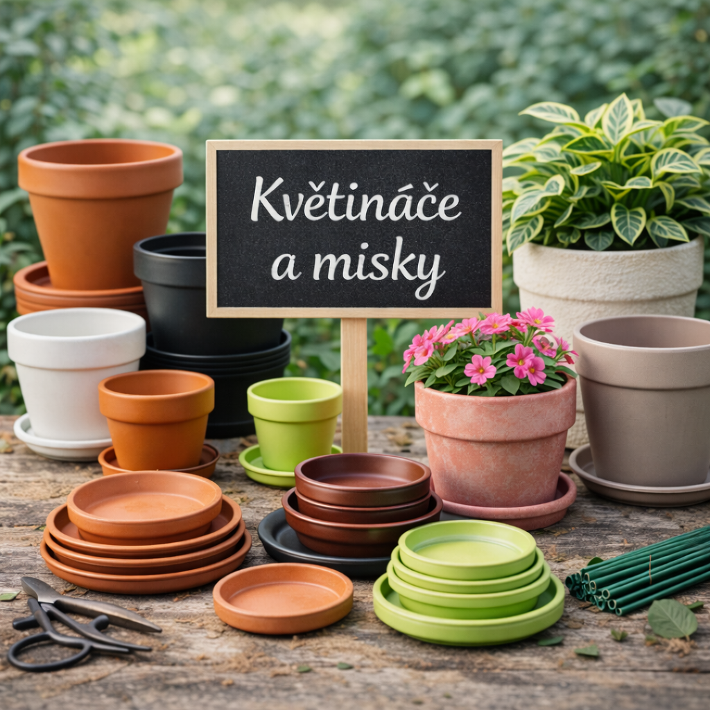 KVĚTINÁČE A MISKY