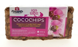 Kokosový substrát Cocochips 500 g - lisované